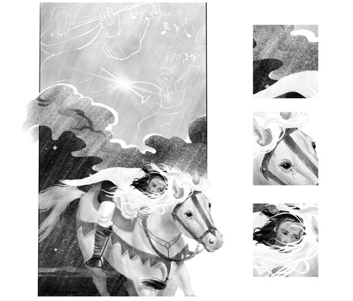 paper illustration, collage